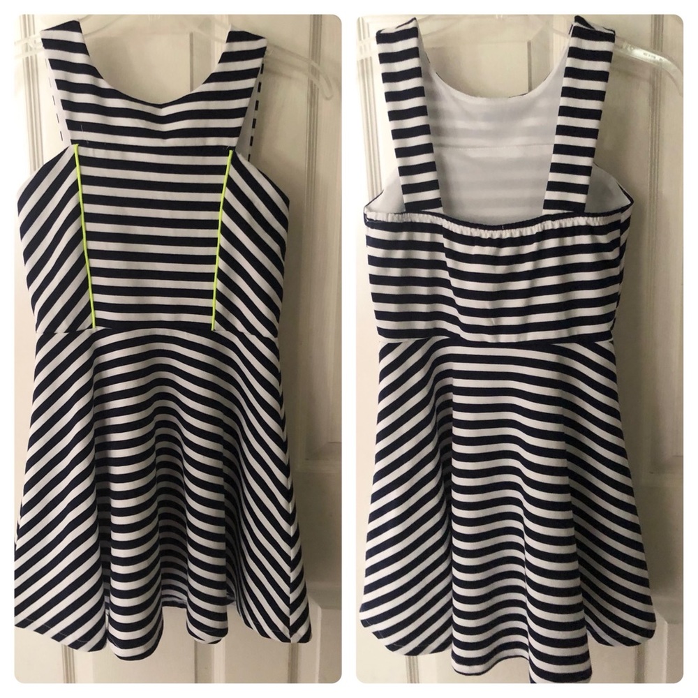 NWT!! Neiman Marcus Sally Miller Couture XL 14/16 nautical fit and flare dress